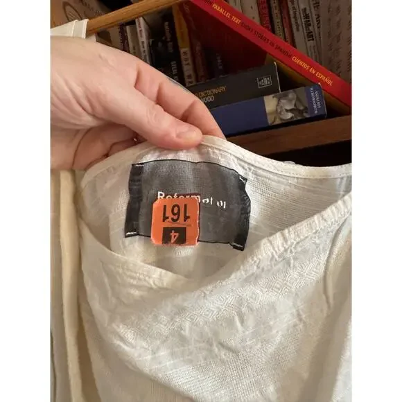 Reformation White Pineapple Dress, size S - Picture 5 of 10